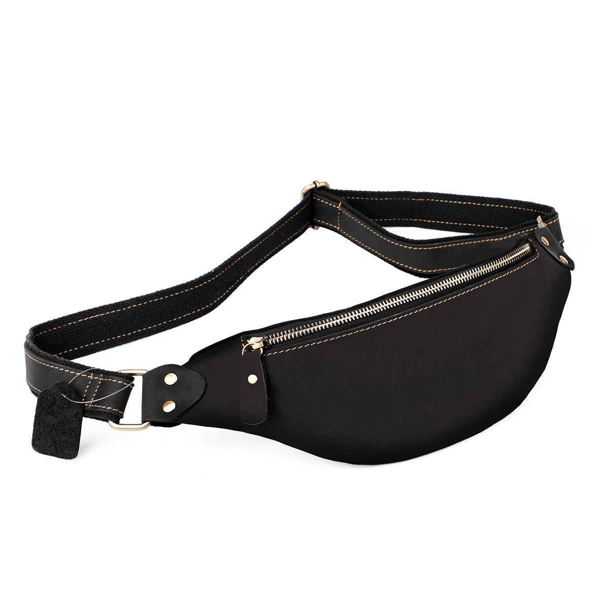 Men's Retro Crazy Horse Leather Multifunctional Men's Waist Packs