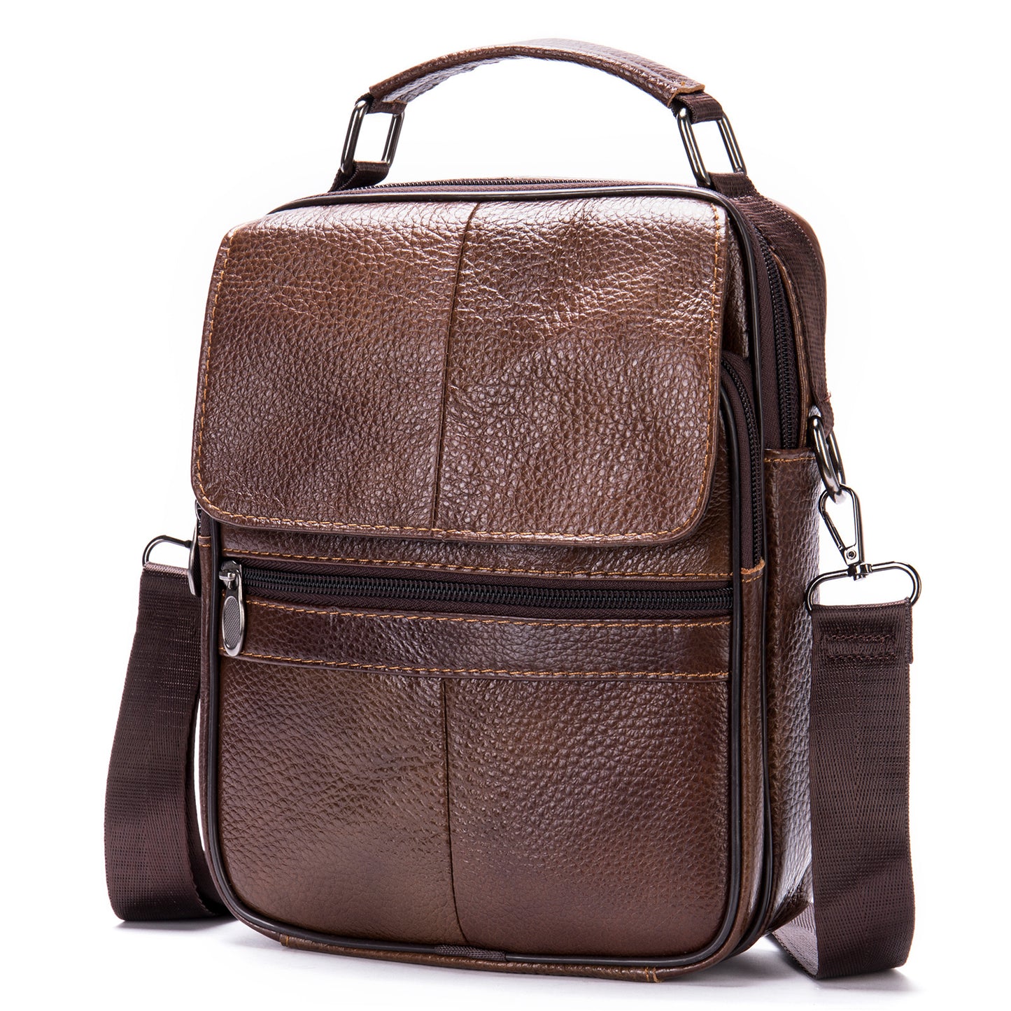 Men's Beautiful Fashion Attractive Leather Cattle Men's Shoulder Bags