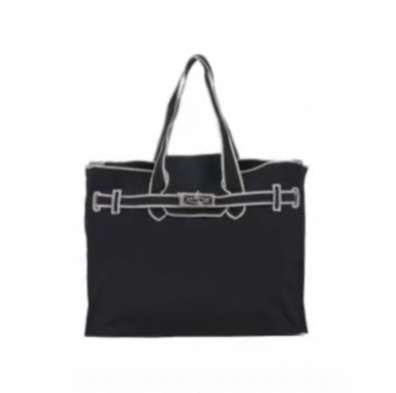 Shopping Style Embroidery Lightweight Large Capacity Tote Bags