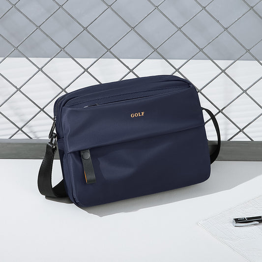 Men's Fashion Trendy Canvas Message Oxford Cloth Bags