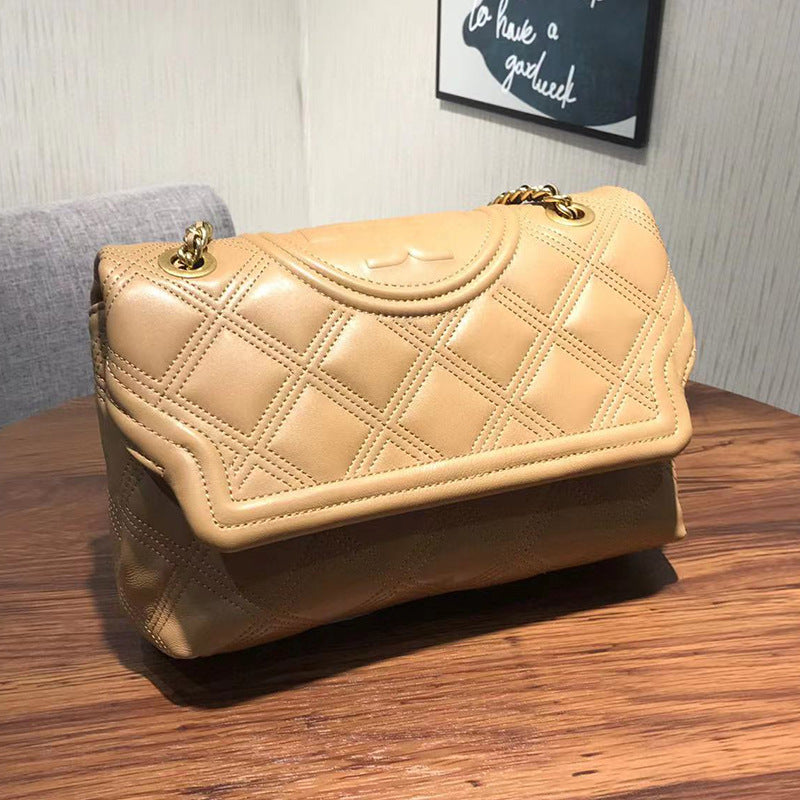 Women's Genuine Leather Fashion Korean Flip Sheepskin Shoulder Bags