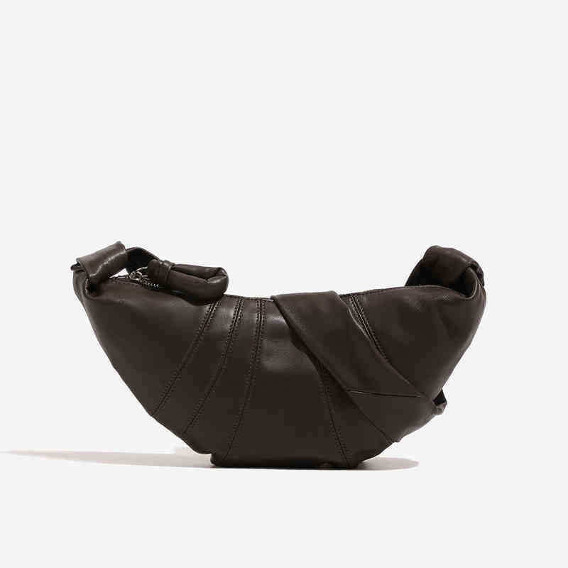 Niche Sheepskin Dumpling Idle Style Croissant Crossbody Bags