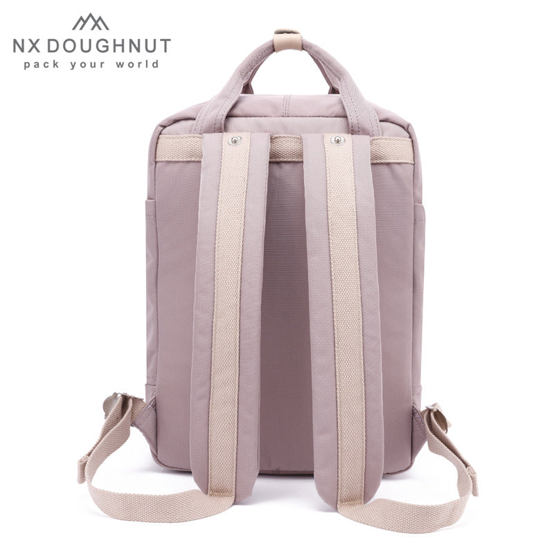 Popular Donut Artistic Style Embroidery Nylon Backpacks
