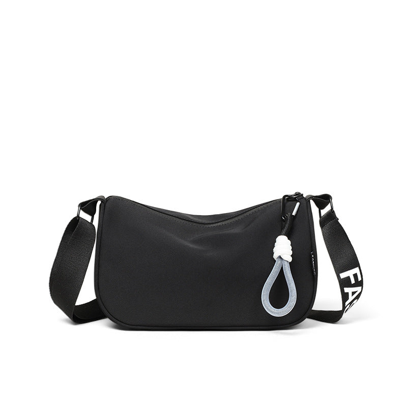 Women's Summer Simple Style Underarm Canvas Pillow Crossbody Bags