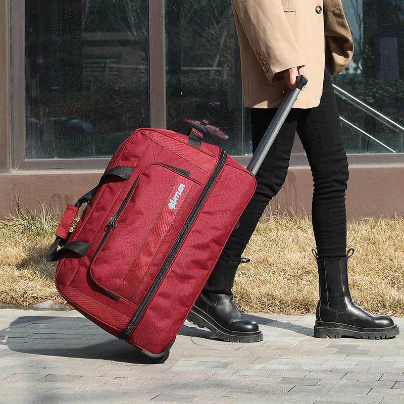 Cloth Large Capacity Expandable Three Wheels Travel Bags