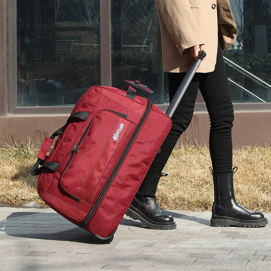 Cloth Large Capacity Expandable Three Wheels Travel Bags