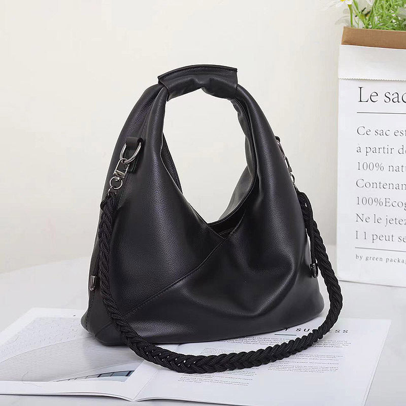 Women's First Layer Cowhide Underarm Fashion Authentic Armpit Bags
