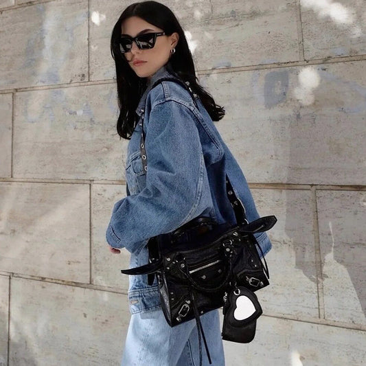 Trendy Three-in-one Motorcycle High Quality Cool Hot Handbags