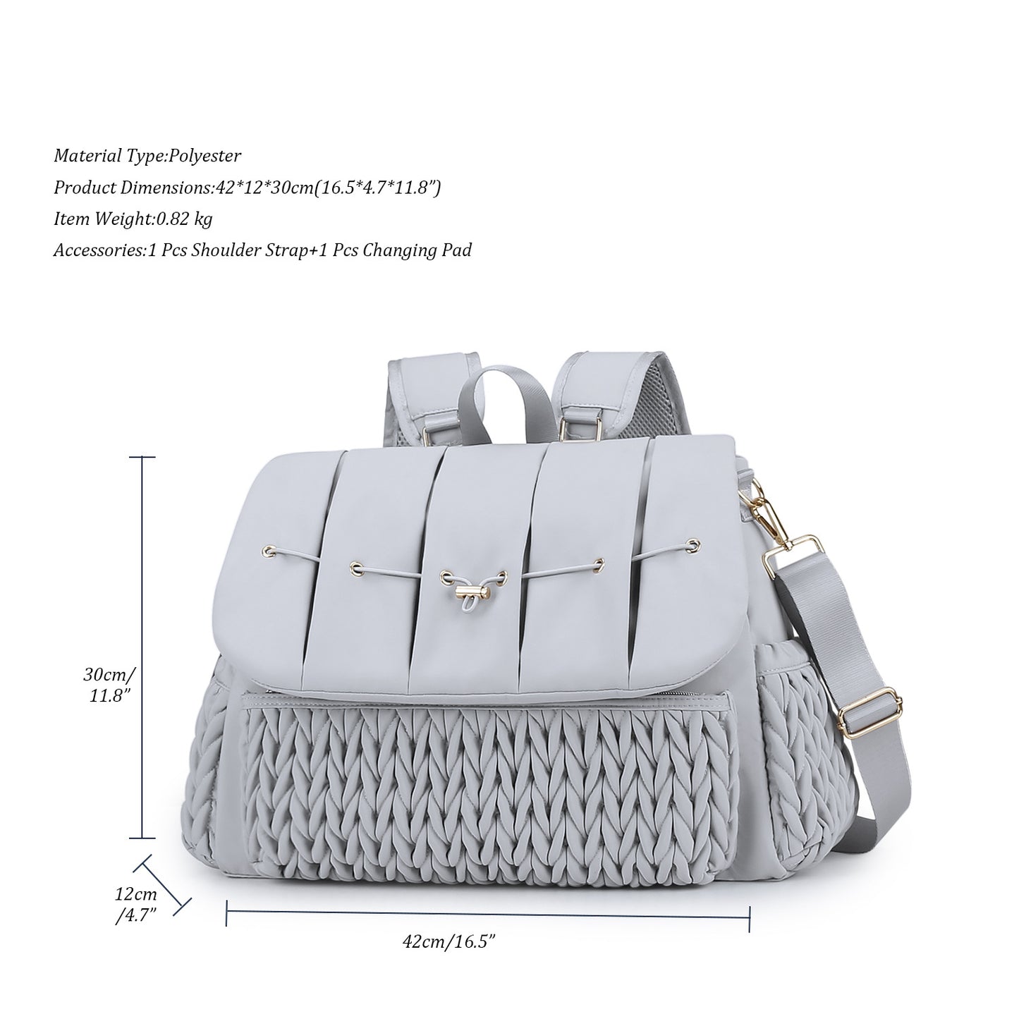 Large Capacity Fashion Mom Thermal Insulation Bags