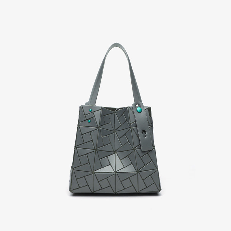 Women's September Underarm Geometric Diamond Pattern Box Handbags