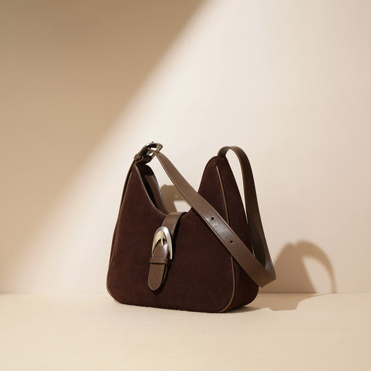 Women's Advanced Month French Minority Design Frosted Shoulder Bags