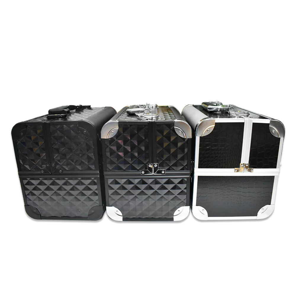 Double Open Household Tattoo Embroidery Nail Cosmetic Cases