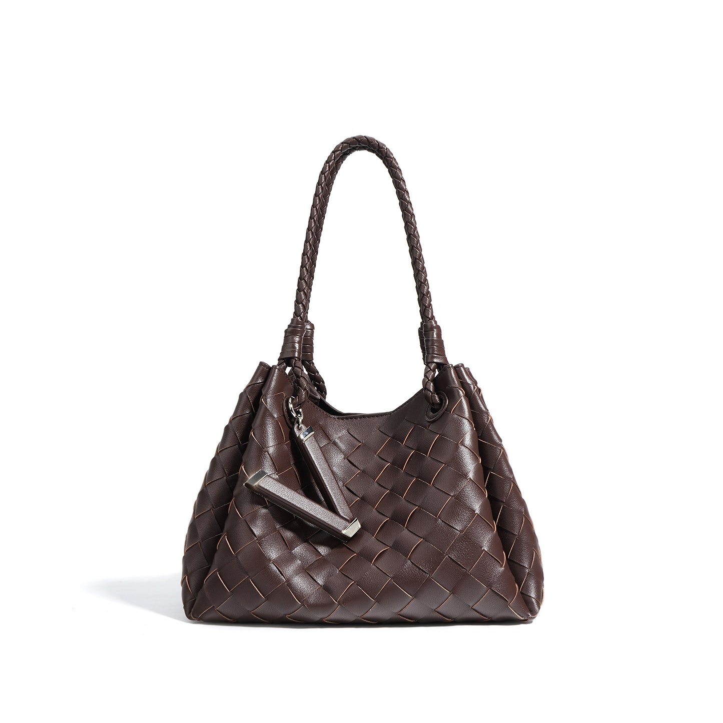 Women's Parachute Cowhide Woven Portable Vegetable Basket Bags