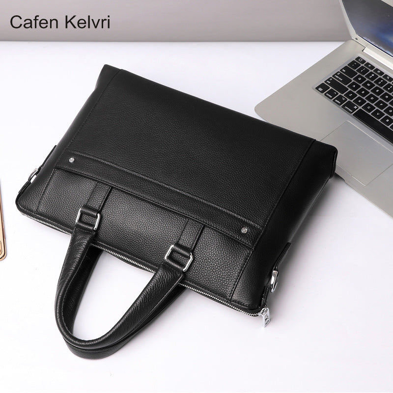 Men's High-grade Business Trip Brief Fashion Waterproof Zipper Inch Men's Briefcases