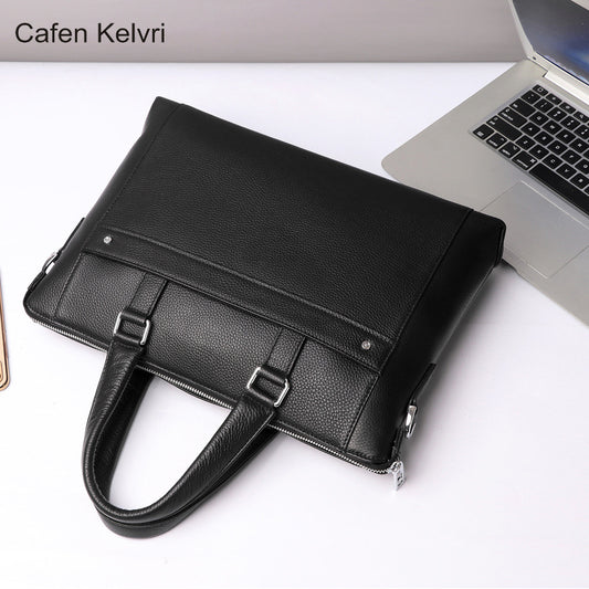 Men's High-grade Business Trip Brief Fashion Waterproof Zipper Inch Men's Briefcases