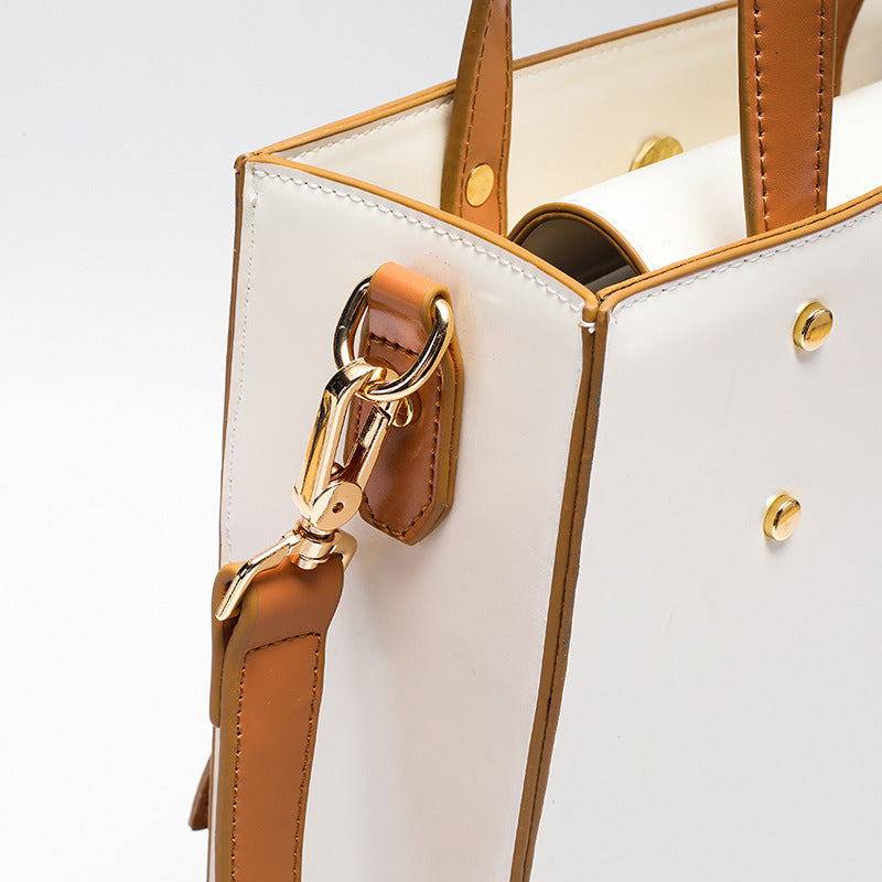 New Simple Leather Leisure Daily Computer Backpacks