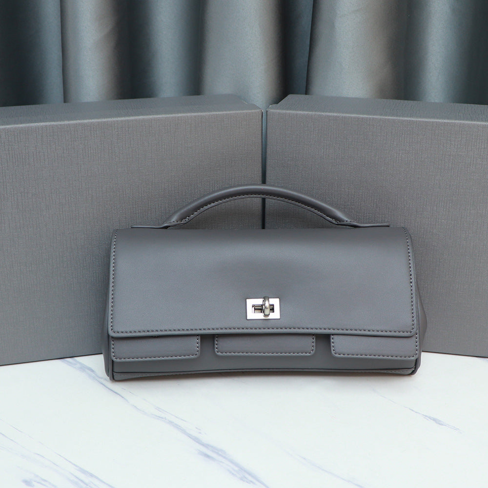 Motorcycle Twist High-grade Genuine Leather Portable Small Square Bags