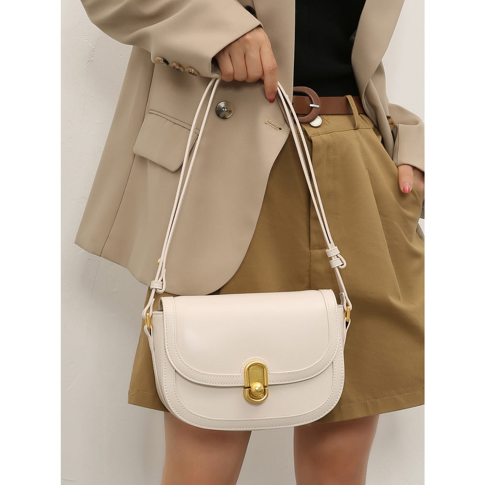 Women's Texture Saddle Summer Versatile Underarm Fashion Crossbody Bags