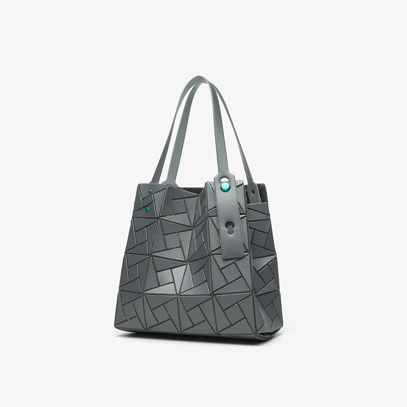 Women's September Underarm Geometric Diamond Pattern Box Handbags
