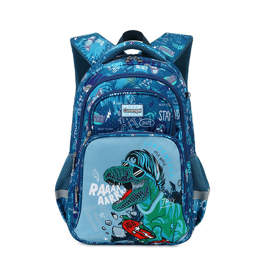 Children's Primary Boys Grade Waterproof Burden Reduction Spine Protection Elementary School Students' Schoolbags