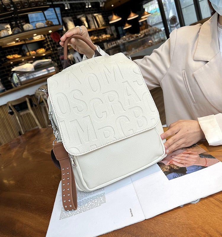 Style Female Niche Embossed Leisure Commute Bags