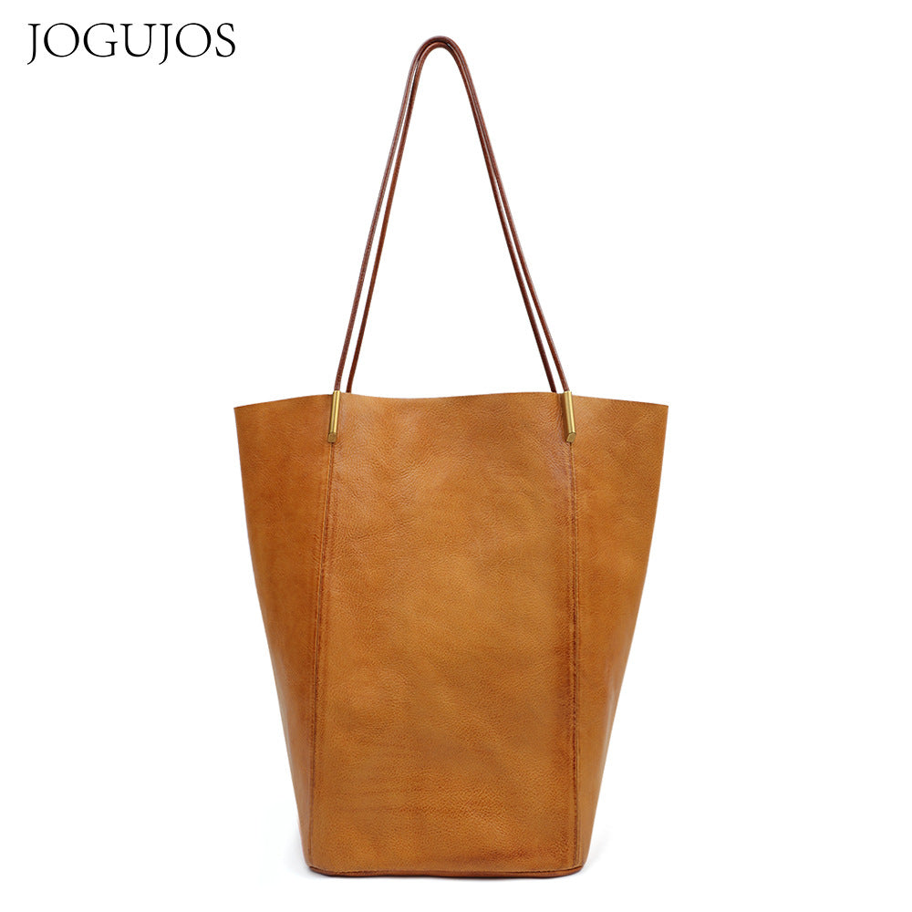 Women's Genuine Leather Large Capacity Advanced Feeling Bags