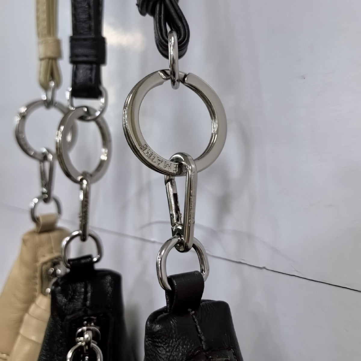 Genuine Leather Mini Croissant Pouch Dumpling Ode Armpit Bags