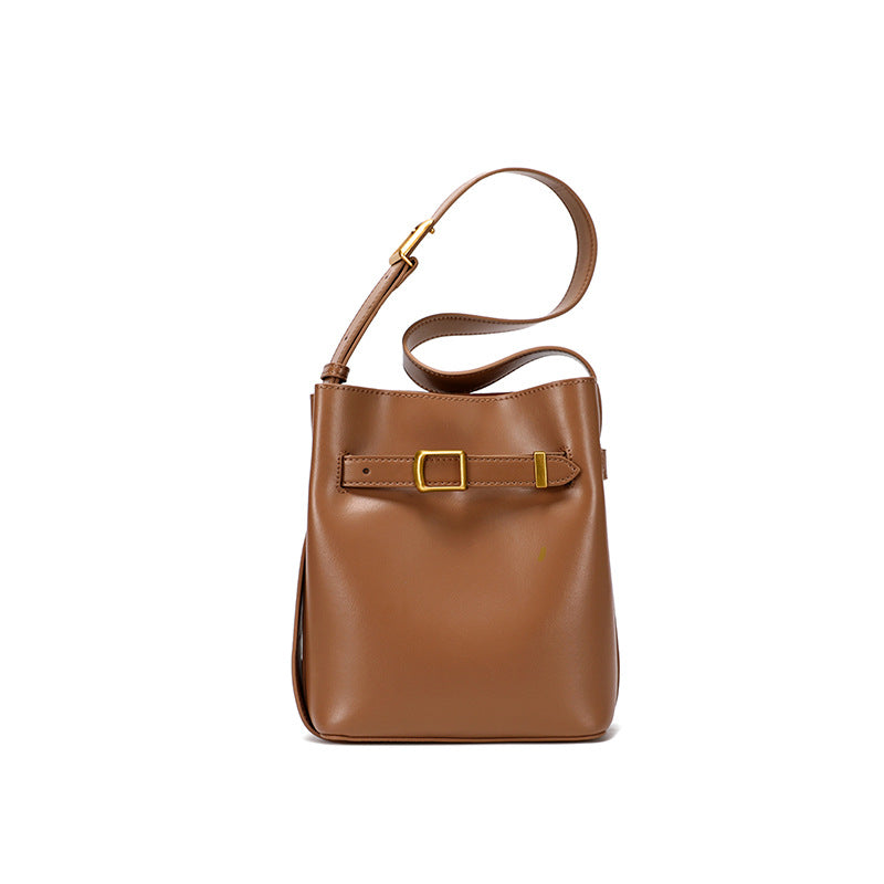 Women's Genuine Leather High-grade Retro Cowhide Lucky Crossbody Bags