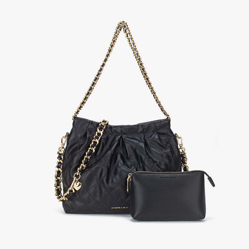 Women's High-grade Large Capacity Garbage Versatile Chain Bucket Bags