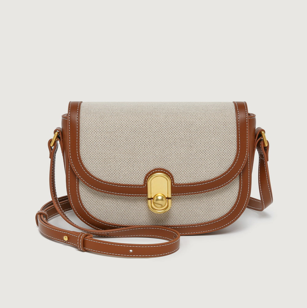 Women's Texture Saddle Summer Versatile Underarm Fashion Crossbody Bags