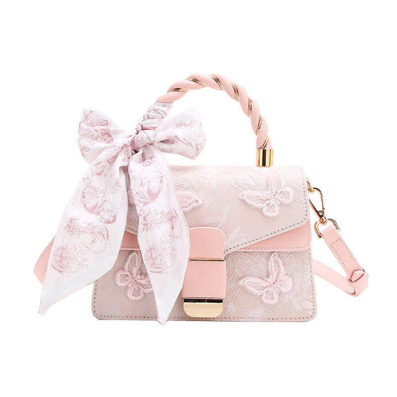 Fairy Niche Lace Wine God Spring Small Square Bags