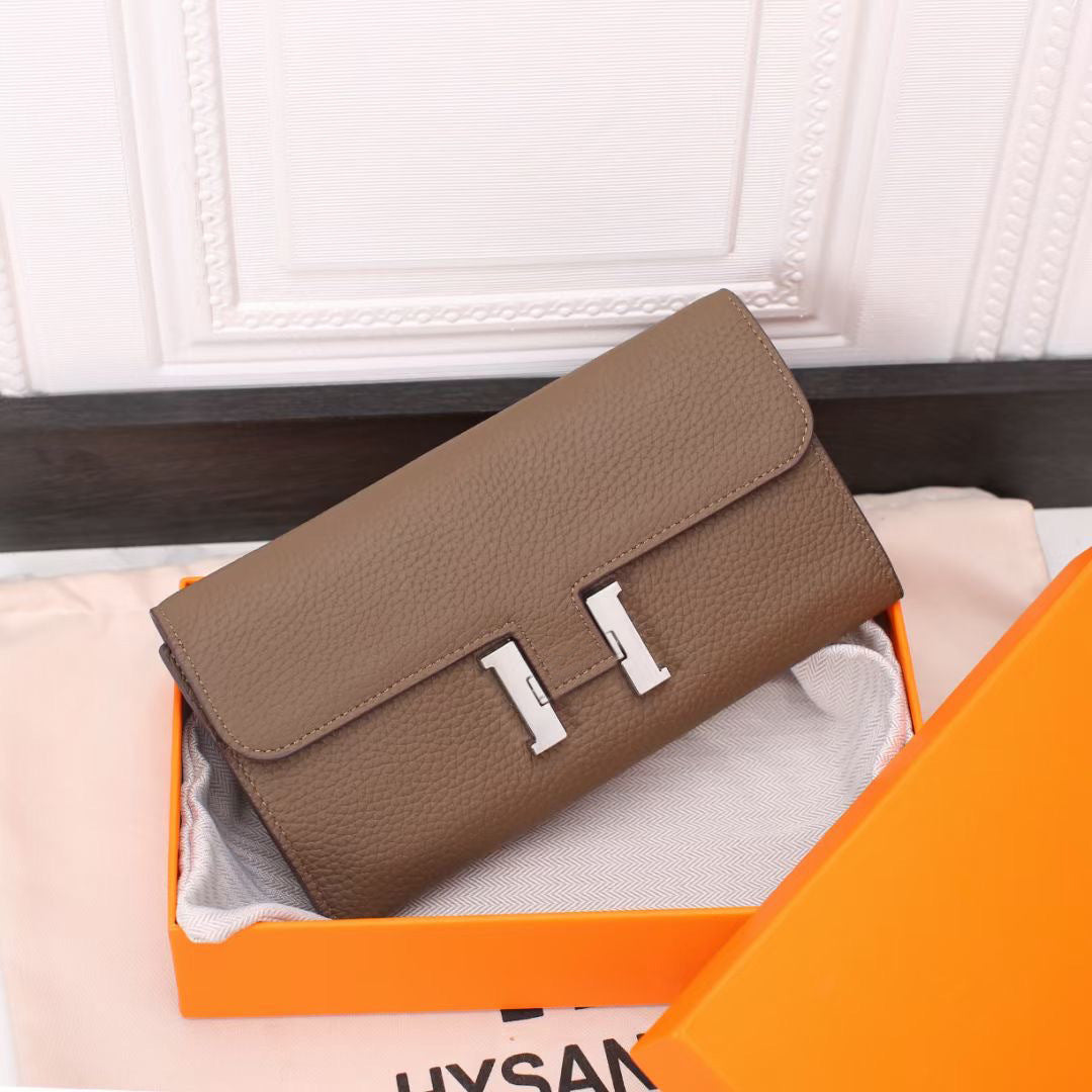 Lychee Pattern Long High Texture First Crossbody Bags