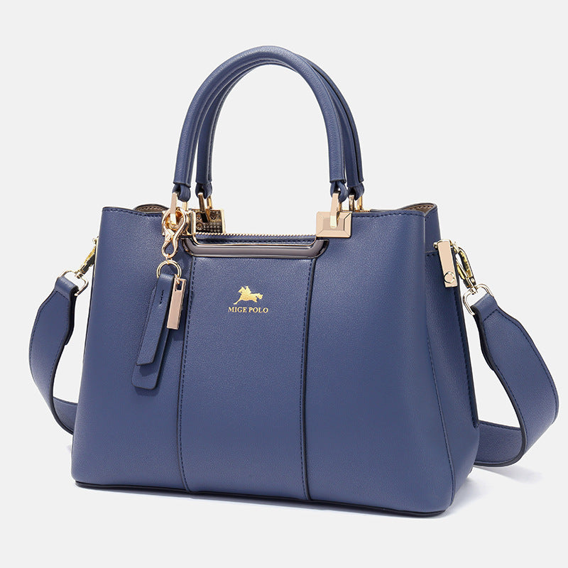 Women's Light Luxury Genuine Leather Mother Fashionable Shoulder Bags