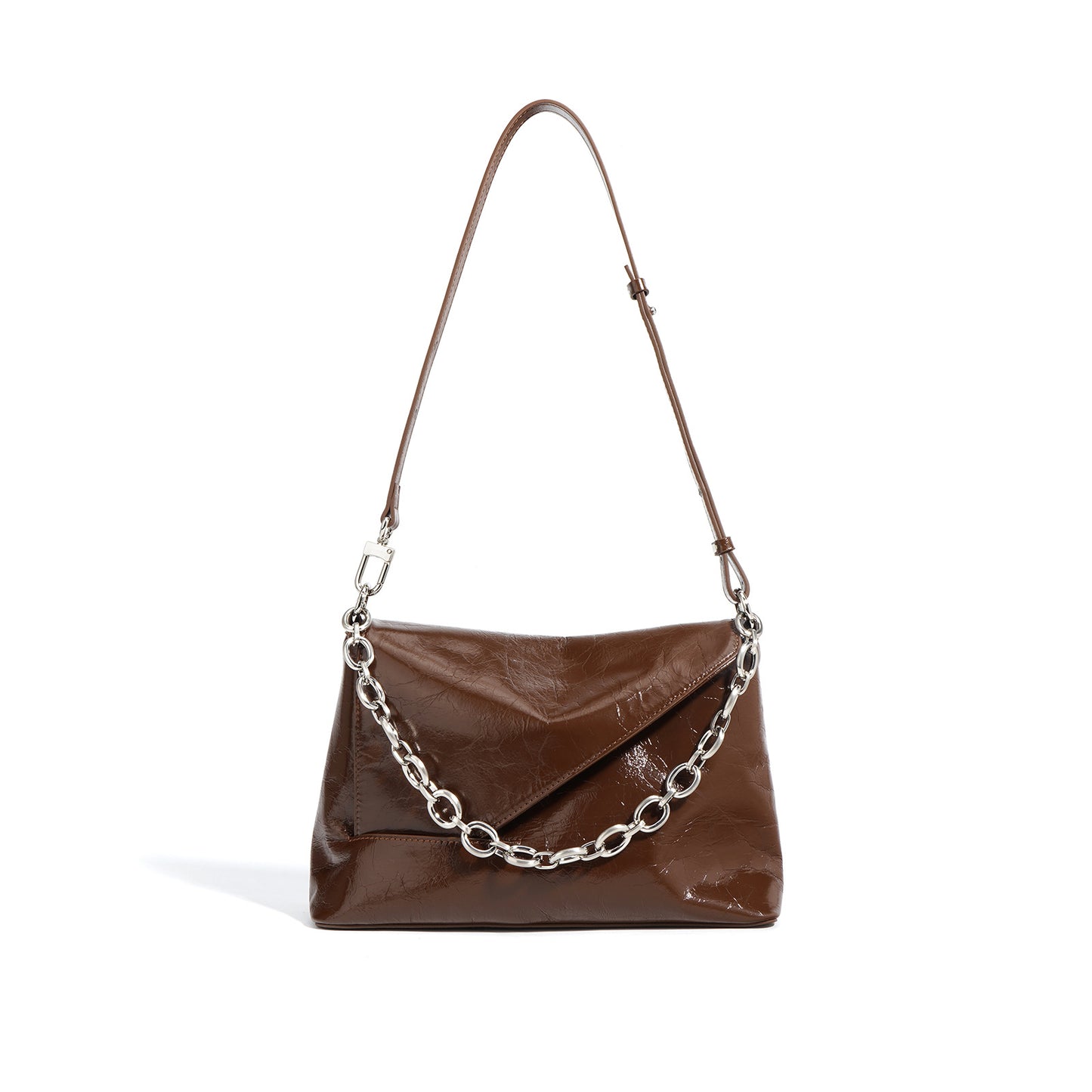 Women's Retro First Layer Cowhide Advanced Simple Bags