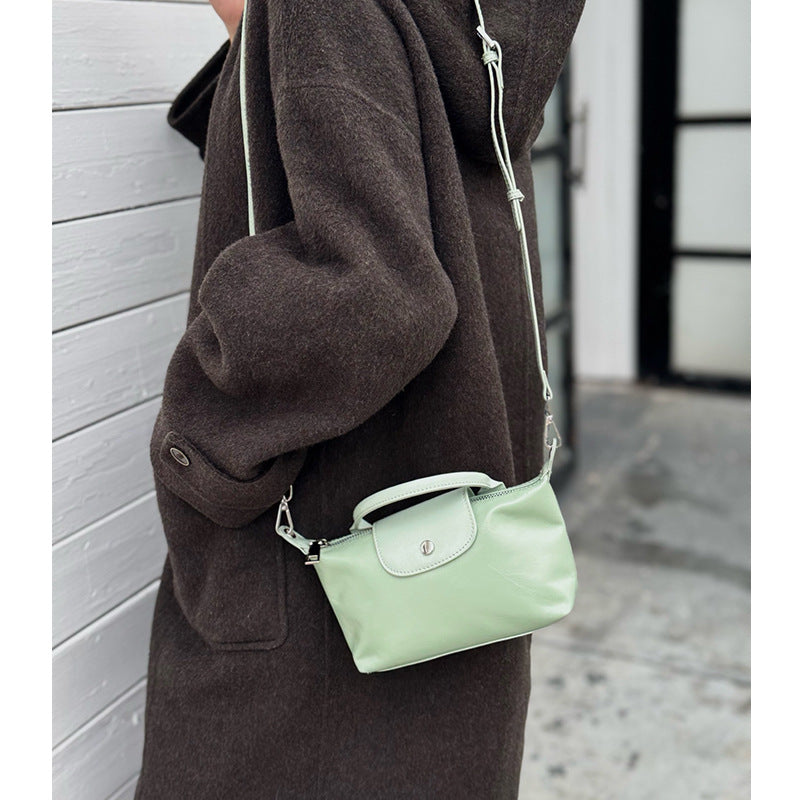 Women's Mini Dumpling Fashion Commuter First Layer Shoulder Bags