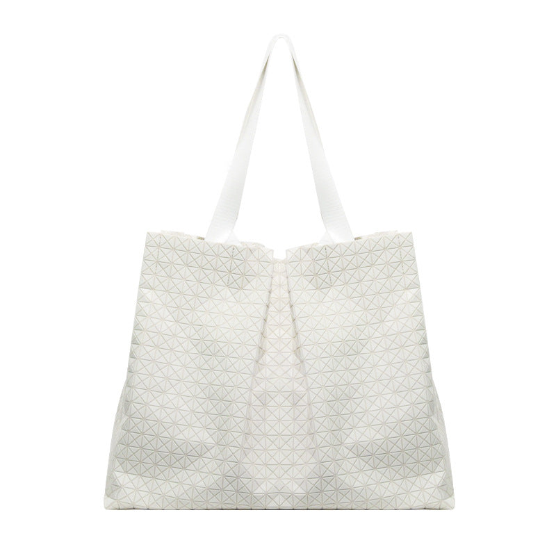 Women's & Men's & Versatile Large Capacity Silicone Rhombus Shoulder Bags