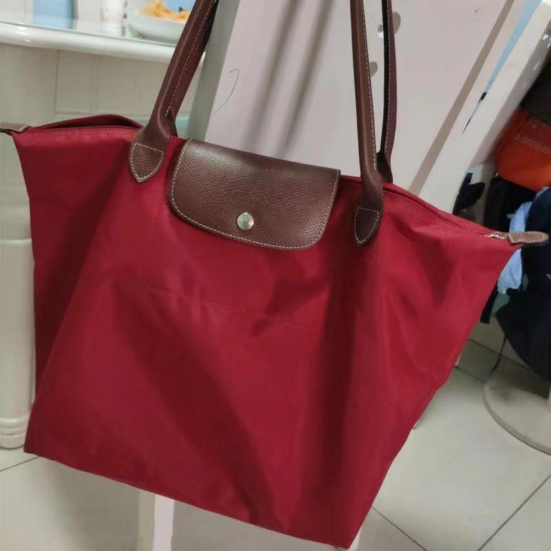 Women's French Large Capacity Commuter Portable Nylon Bags