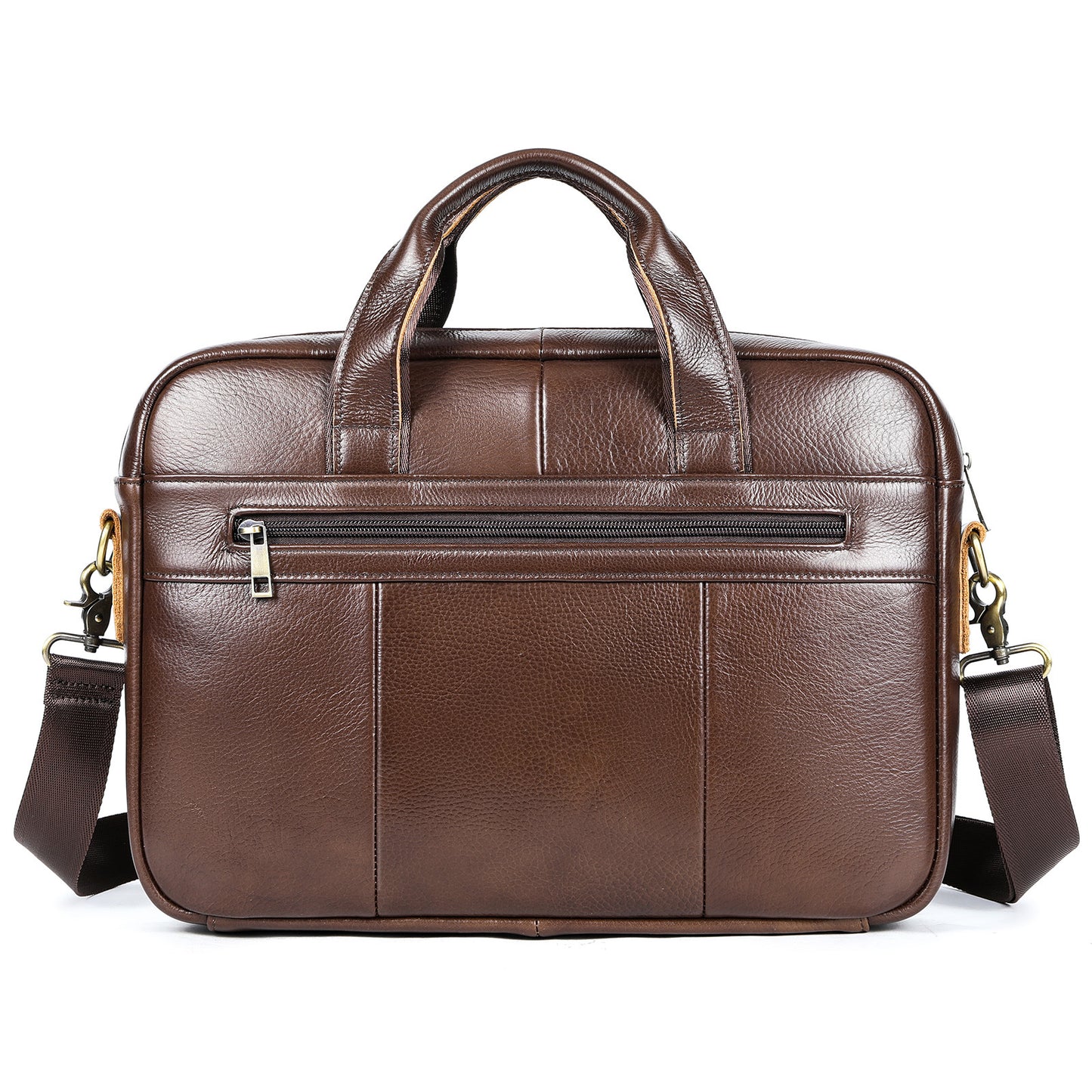 Men's Genuine Leather Large Capacity Computer Business Men's Briefcases