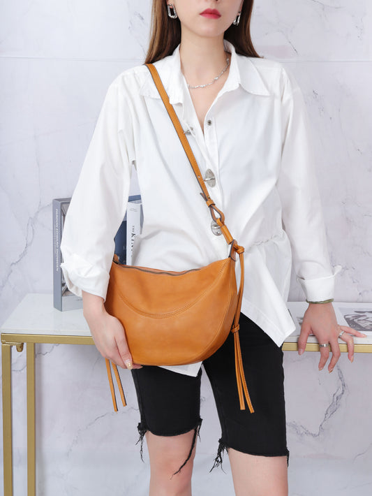 Korean Style High Sense Soft Leather Shoulder Bags