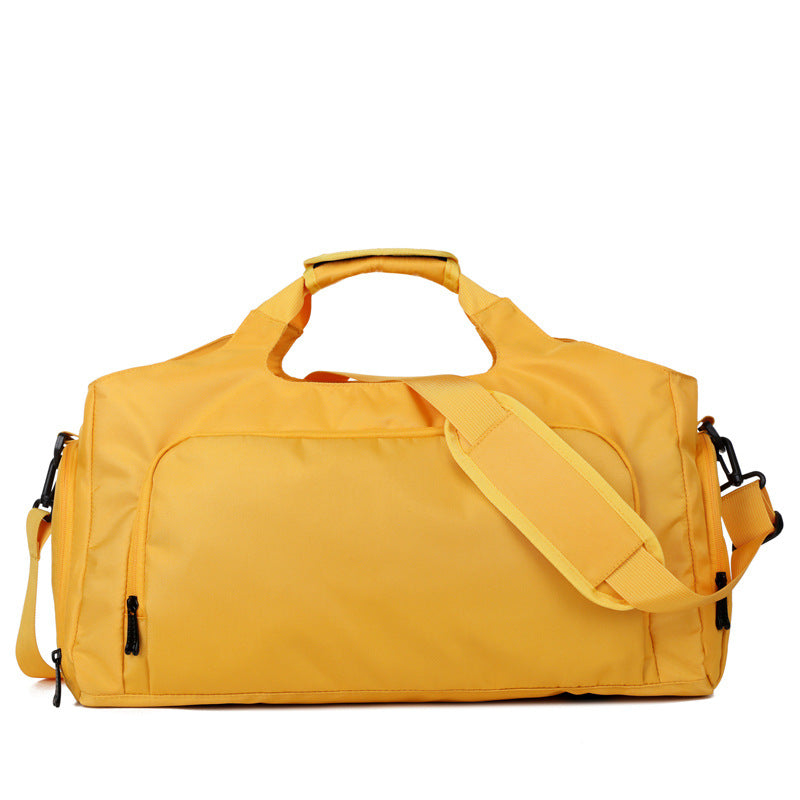 Women's Portable Large Capacity Waterproof Dry Wet Separation Oxford Travel Bags