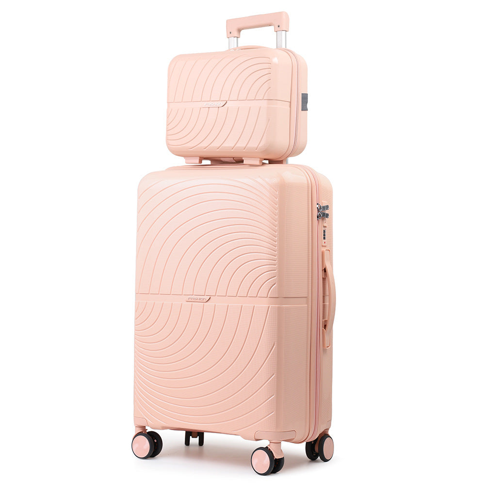 Zipper Suitcase Set Boarding Large Capacity Travel Bags