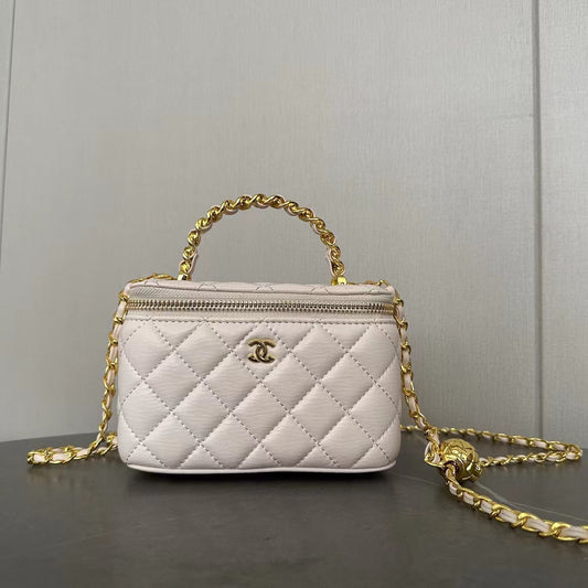 Women's Genuine Leather Classic Style Rhombus Chain Shoulder Bags