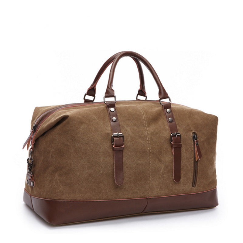 Retro Large Capacity Canvas Traveling Hand-held Travel Bags