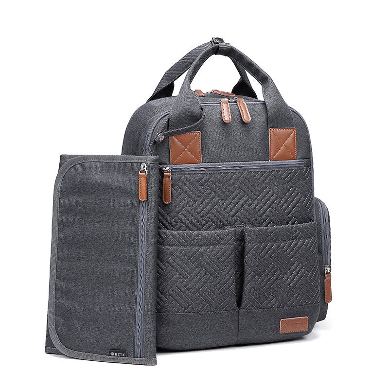 Large Capacity Embroidery Diaper Waterproof Portable Bags