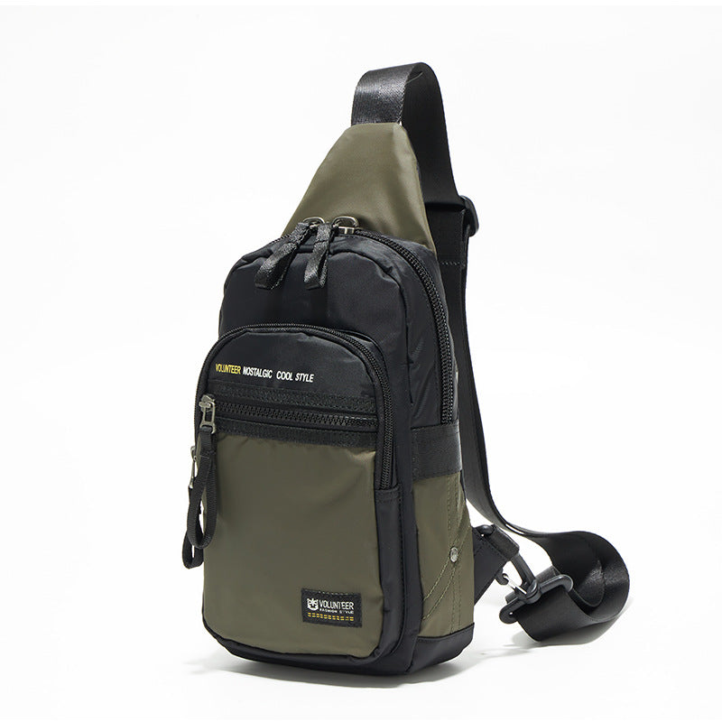 Men's Graceful Charming Trendy Mini Canvas Men's Chest Bags