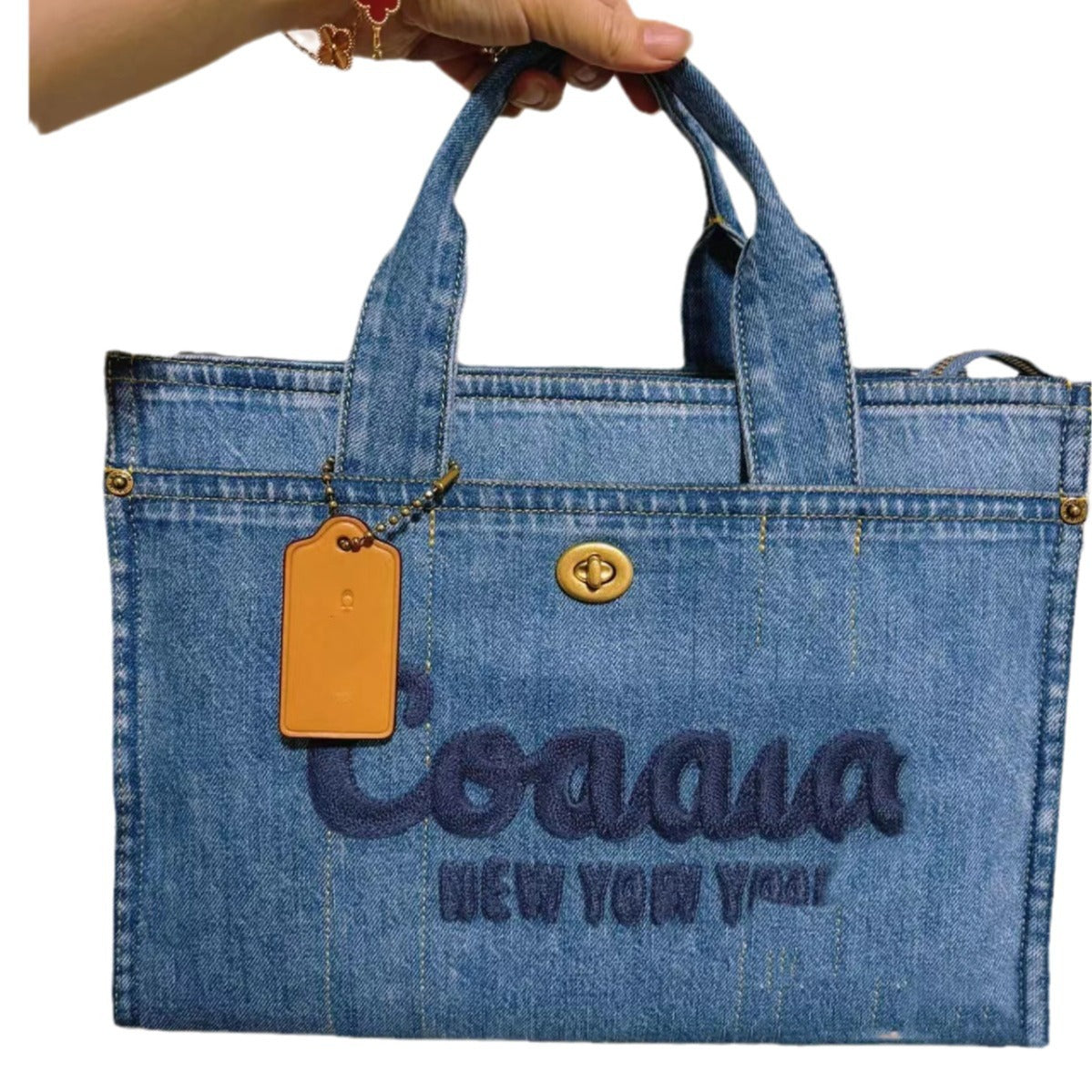 Women's Ole Denim Portable Large Capacity Totes Bags