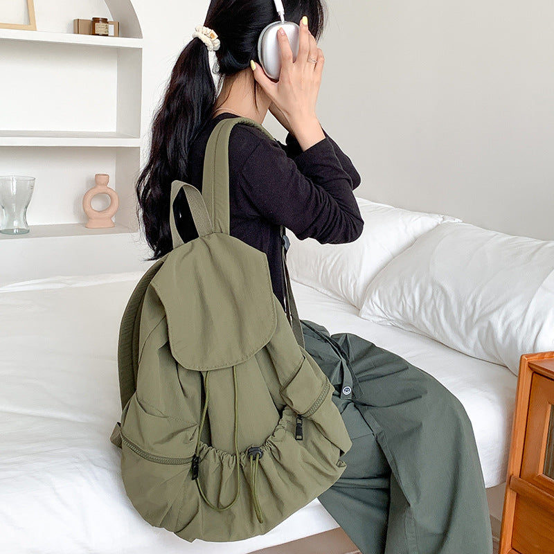 Women's Canvas Simple Daily Practical Large Capacity Backpacks