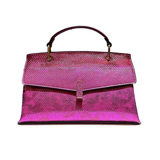 Attractive Beautiful High-grade Leather Serpentine Fashion Crossbody Bags