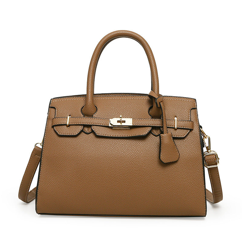 Women's Spring Simple Solid Color Fashionable Elegant Shoulder Bags