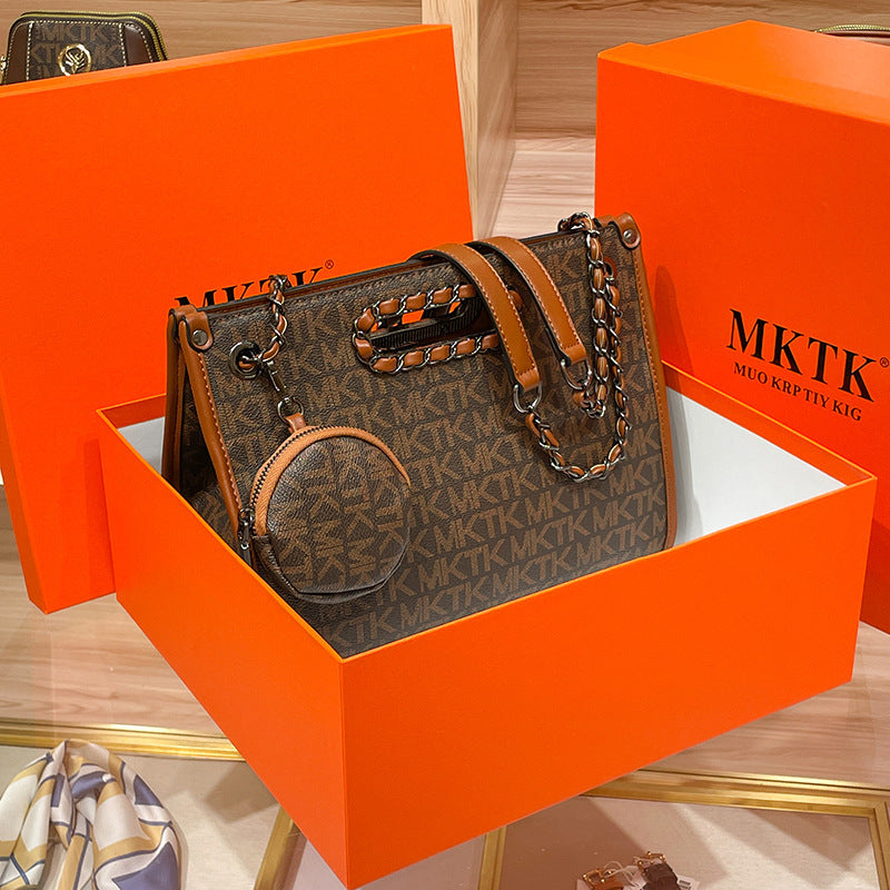 Women's Big Large Capacity Versatile Fashion Chain Shoulder Bags